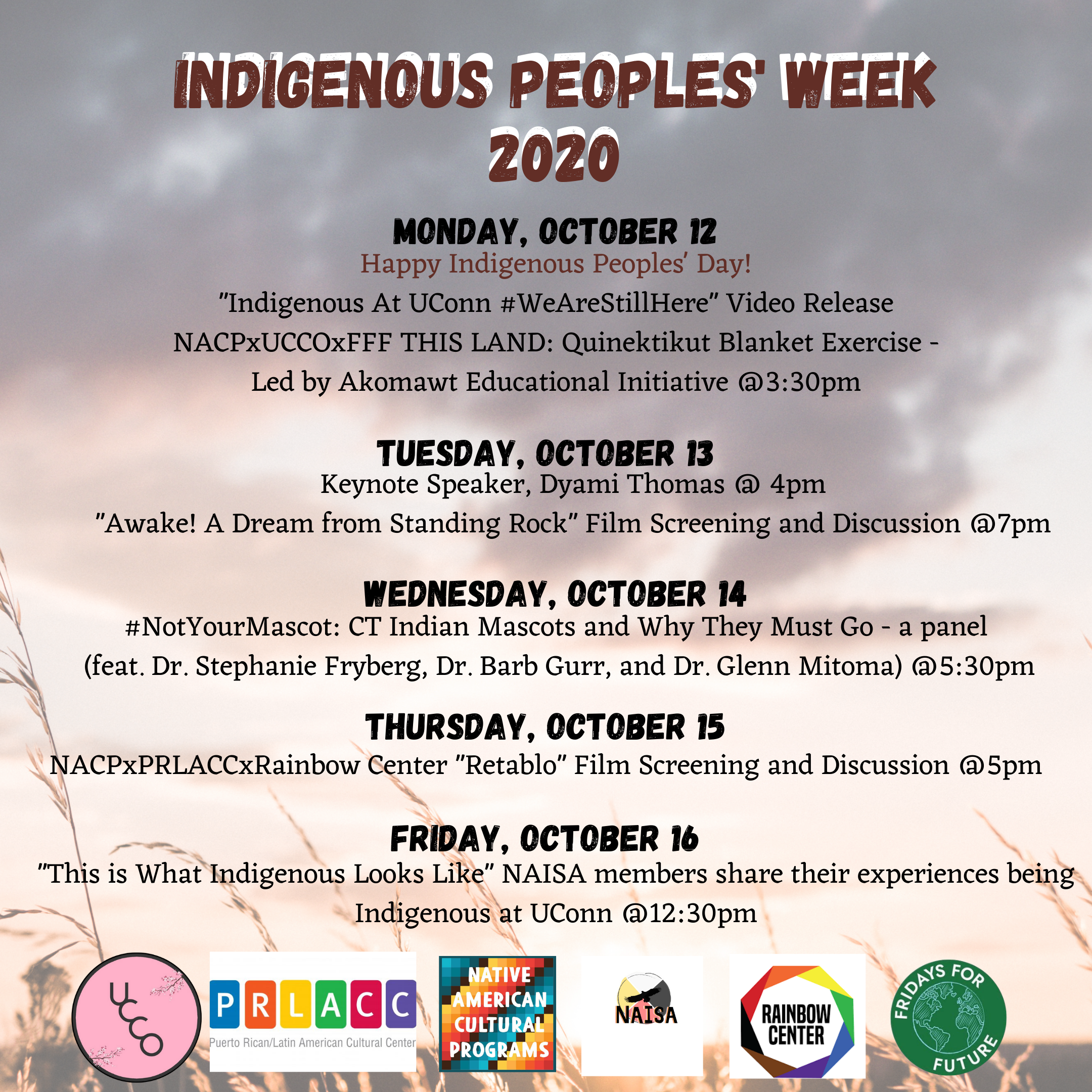 Indigenous Peoples' Week Native American Cultural Programs