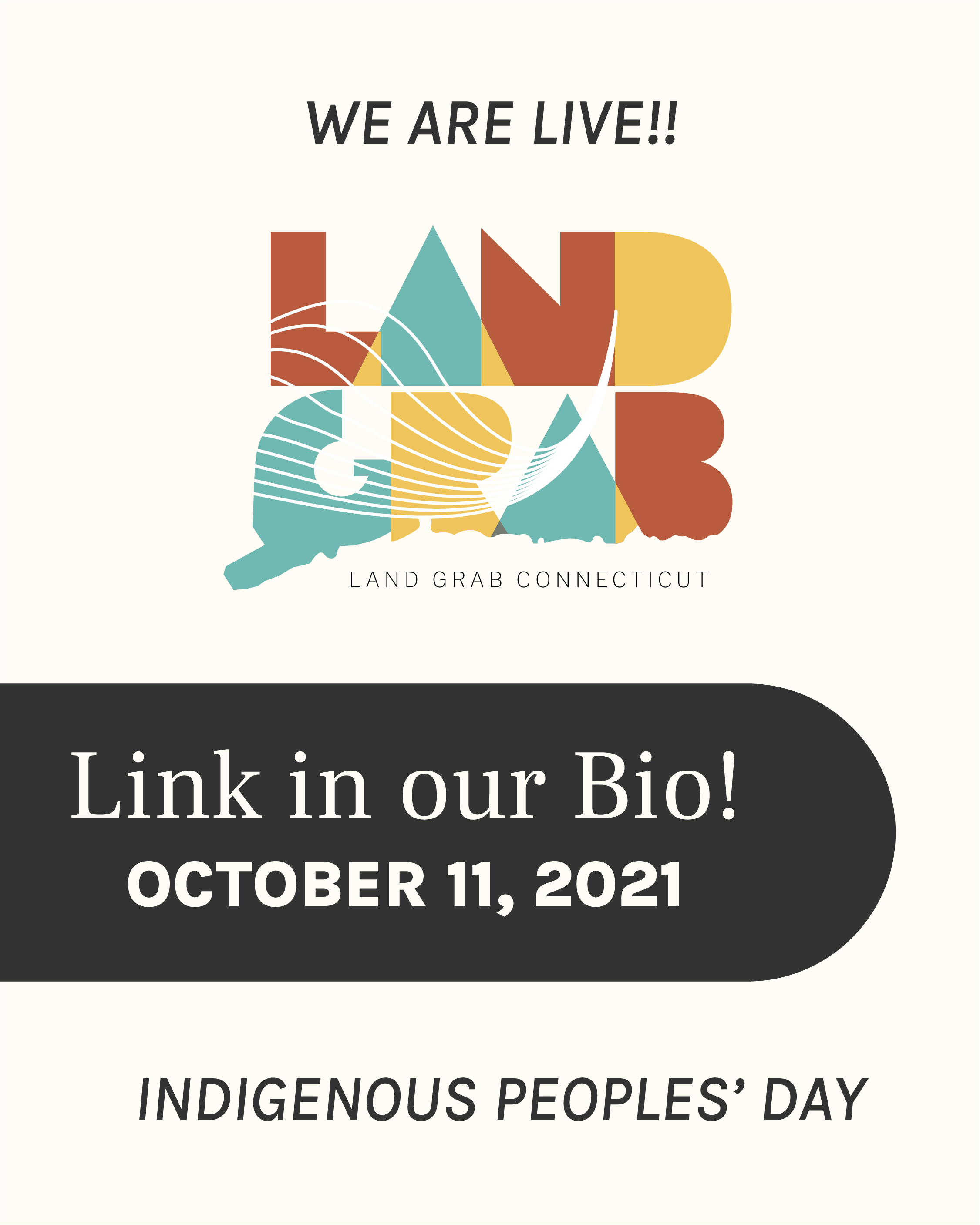 Monday, Oct 11–Land Grab CT Website Launch – 12pm landgrabct.org