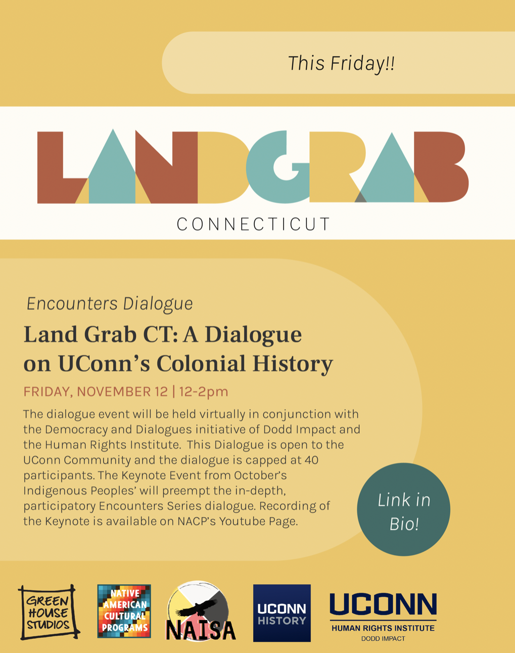 Land Grab CT: A Dialogue on UConn’s Colonial History